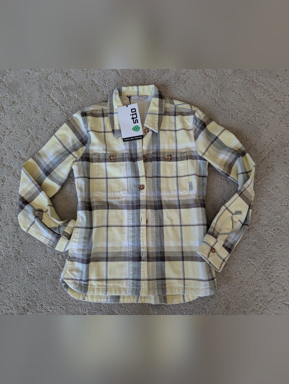 NWT, Stio Hutkeeper Flannel Shirt, Sz S